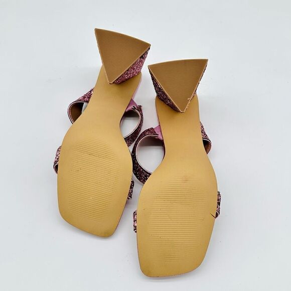 Abound Carina Glitter Sandals in Pink Crayon Glitter - Picture 6 of 7